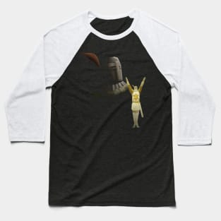 Praise the Sun,  80s Glamour Shot of Knight Solaire of Astora Baseball T-Shirt